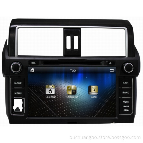 Ouchuangbo Auto Stereo System for Toyota Prado 2014 GPS Navigation iPod USB DVD Player